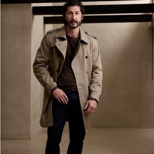 Banana Republic Trench Coat Men's Large